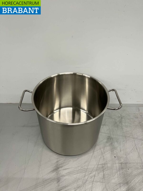 Acier inoxydable Fusion Professional Soup Pan Cooking Pan 39.5 x 30 cm 14.2 litres Catering – Image 2