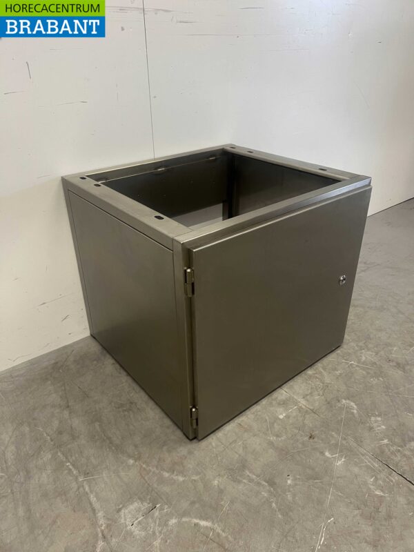 Armoire basse en acier inoxydable 59,5 x 55 x 52 cm Restauration – Image 2