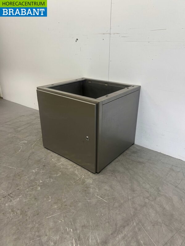 Armoire basse en acier inoxydable 59,5 x 55 x 52 cm Restauration – Image 3