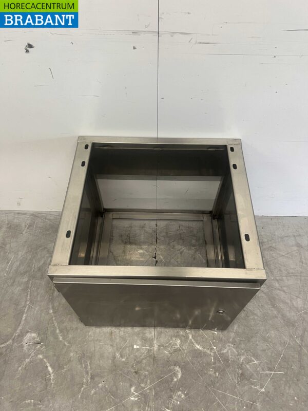 Armoire basse en acier inoxydable 59,5 x 55 x 52 cm Restauration – Image 4