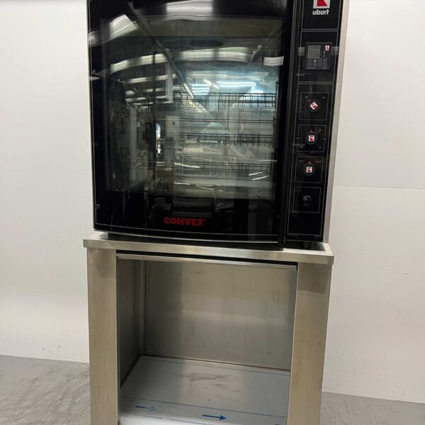 Gril à poulet Ubert RT-508 DE en acier inoxydable 3 paniers 400V Horeca