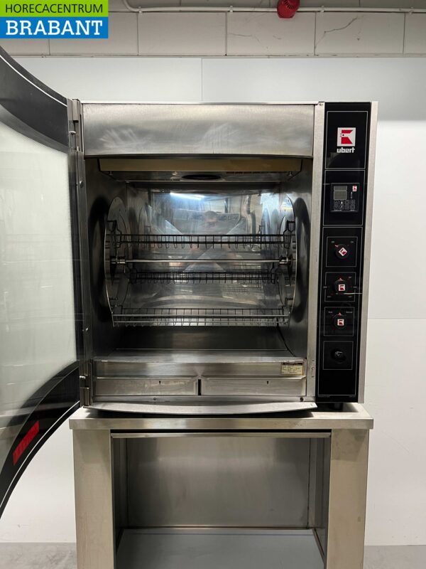 Gril à poulet Ubert RT-508 DE en acier inoxydable 3 paniers 400V Horeca – Image 4