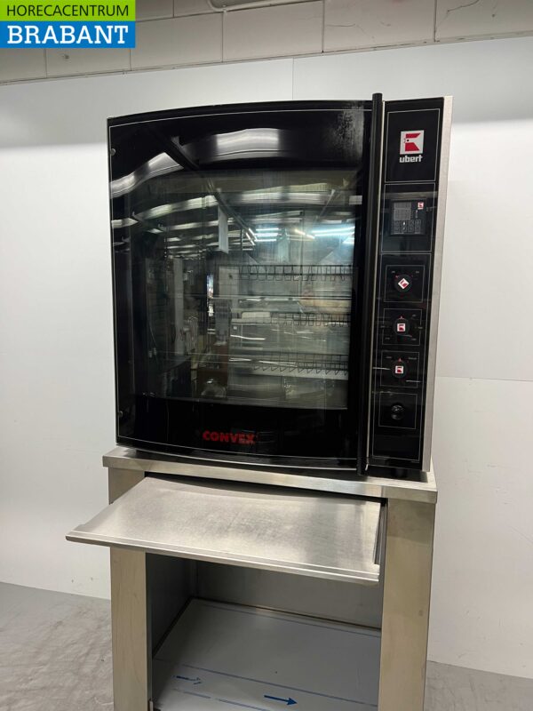 Gril à poulet Ubert RT-508 DE en acier inoxydable 3 paniers 400V Horeca – Image 5
