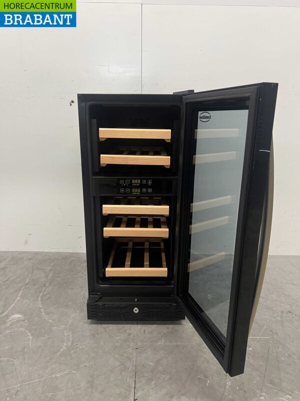 Combisteel Refroidisseur à vin Réfrigérateur à vin 2 zones 27/32 bouteilles 230V Horeca – Image 4