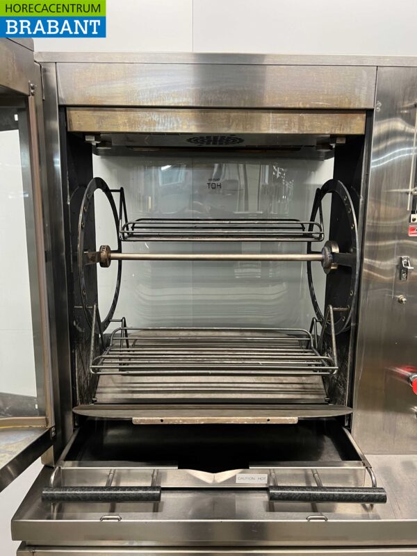 Gril à rôtisserie Savory Panorama 5 en acier inoxydable 3 paniers 400V Catering – Image 4