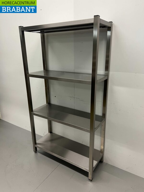 Rack de stockage en acier inoxydable Rack Premium-line 100 x 40 x 180 cm Catering – Image 3