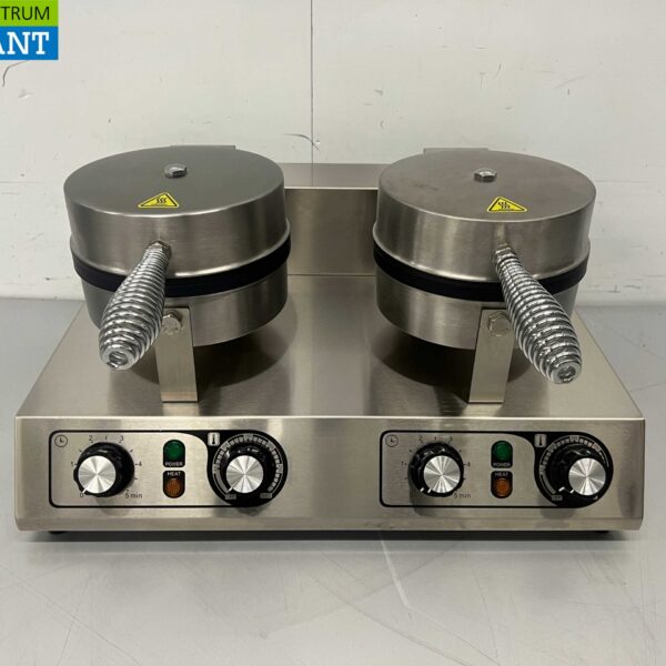 Gaufrier double en acier inoxydable avec minuterie 230V Restauration