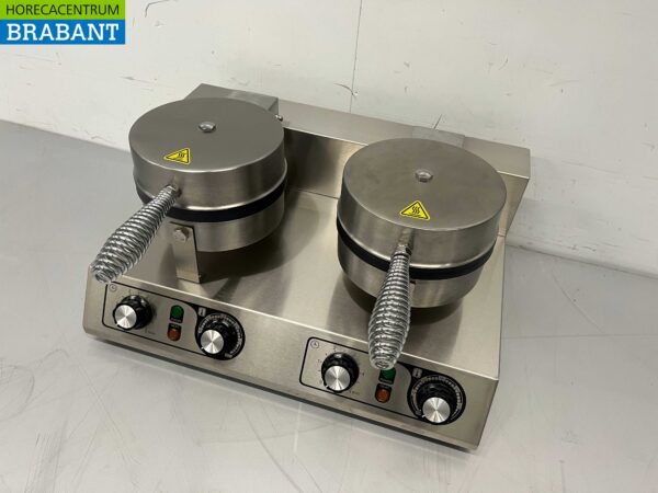 Gaufrier double en acier inoxydable avec minuterie 230V Restauration – Image 3