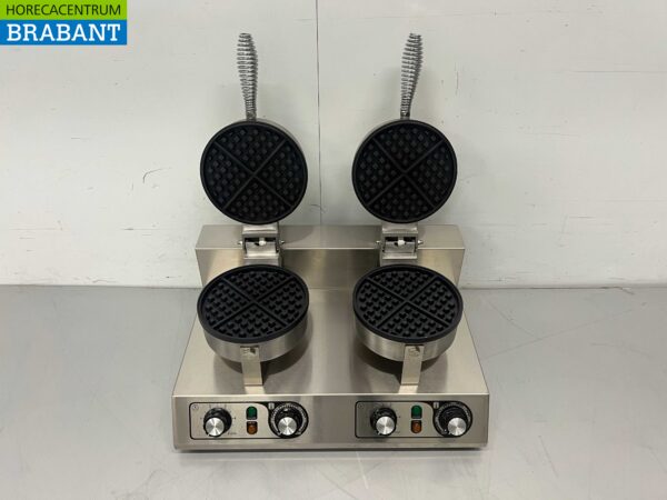 Gaufrier double en acier inoxydable avec minuterie 230V Restauration – Image 4