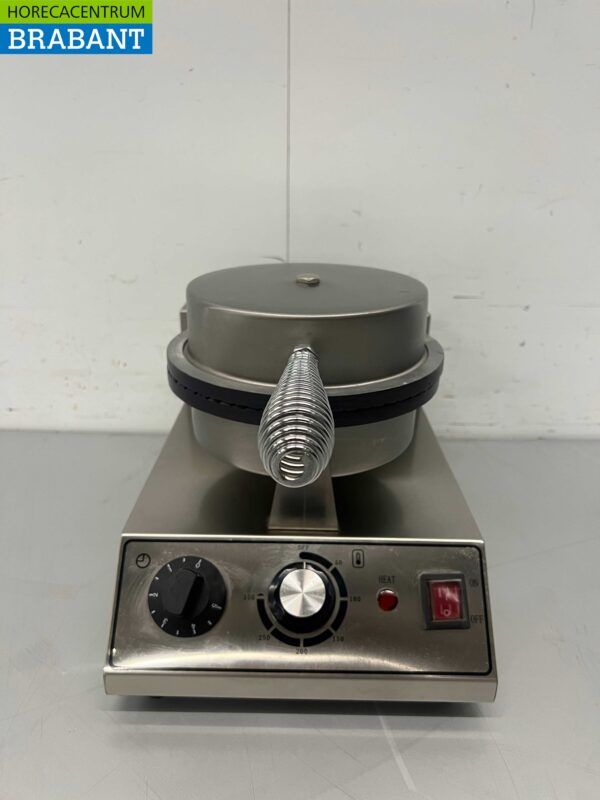 Gaufrier en acier inoxydable avec minuterie sirop gaufre cône glace 230V Horeca