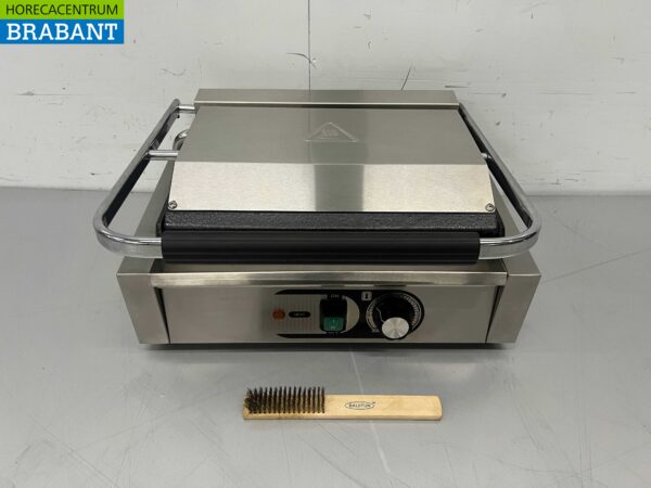 Acier inoxydable HCB Grille de contact Paninigrill Grille striée/glissante 230V Horeca