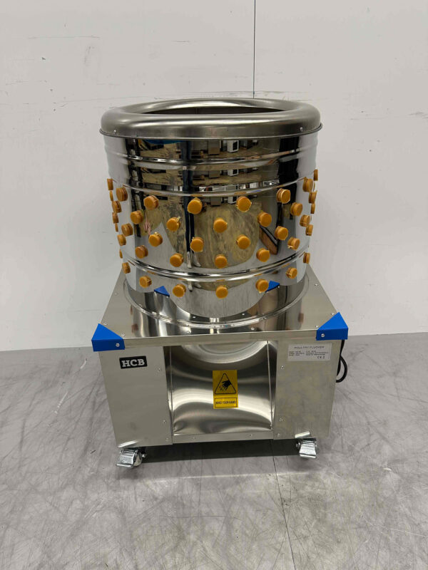 Acier inoxydable Machine mobile à cueillir les volailles 180 pièces/heure 230V Horeca