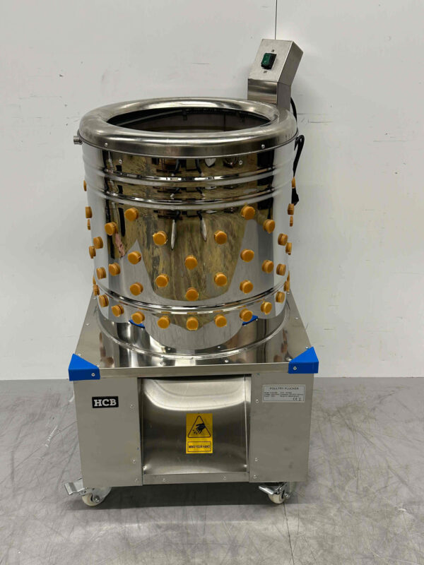 Acier inoxydable Machine mobile à cueillir les volailles 180 pièces/heure 230V Horeca