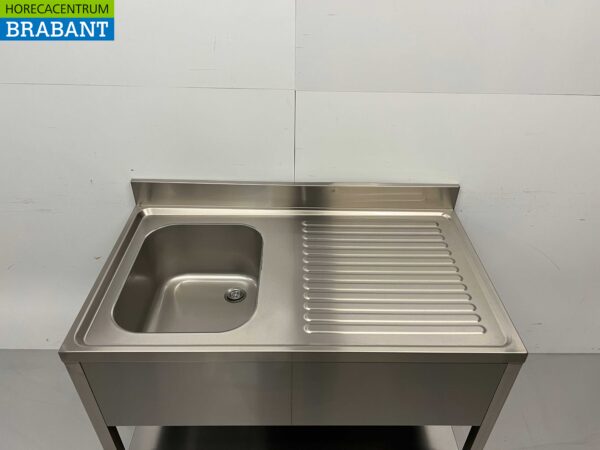 Evier en acier inoxydable Evier Modèle soudé Premium-line 120 cm Horeca – Image 4
