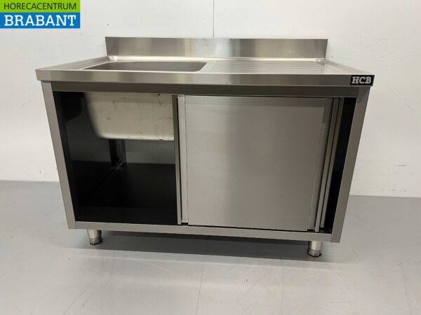 Evier inox 2 portes coulissantes Premium-line 120 cm Horeca – Image 5