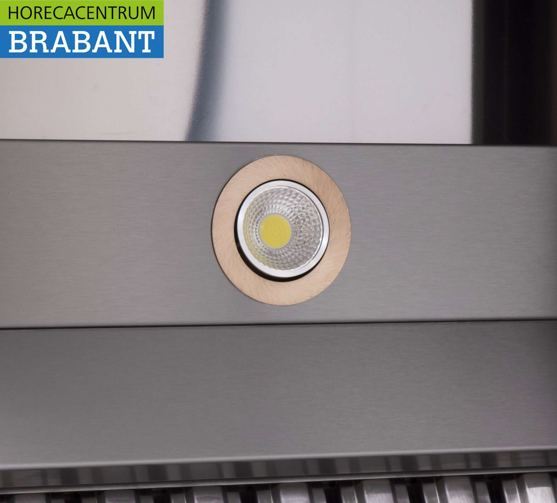 HCB hotte aspirante en acier inoxydable Hotte aspirante avec filtres à lamelles Premium-line 300 cm Box Box model Horeca – Image 5