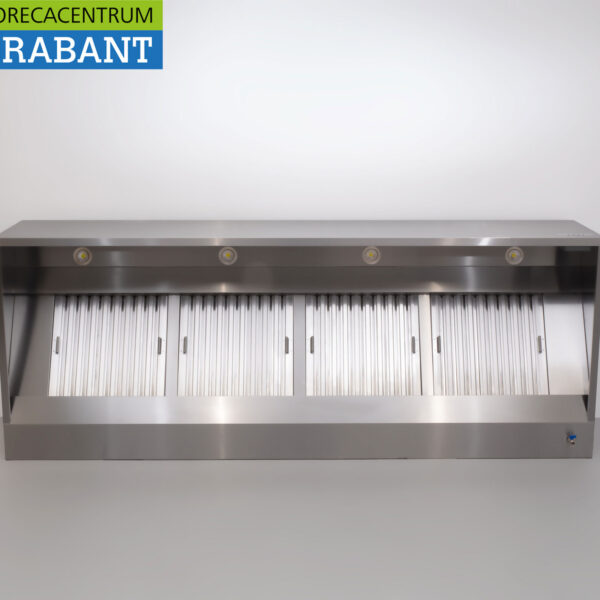 HCB hotte aspirante en acier inoxydable Premium-line Moteur 2500 kuub Box Box model 250 cm 230V Horeca