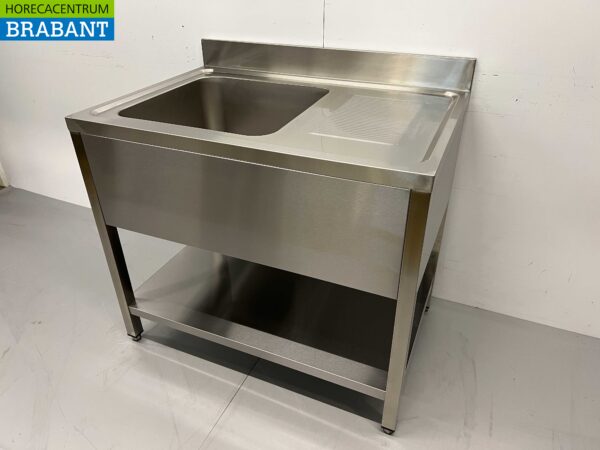 Évier en acier inoxydable Évier Premium-line 100 cm Horeca – Image 3