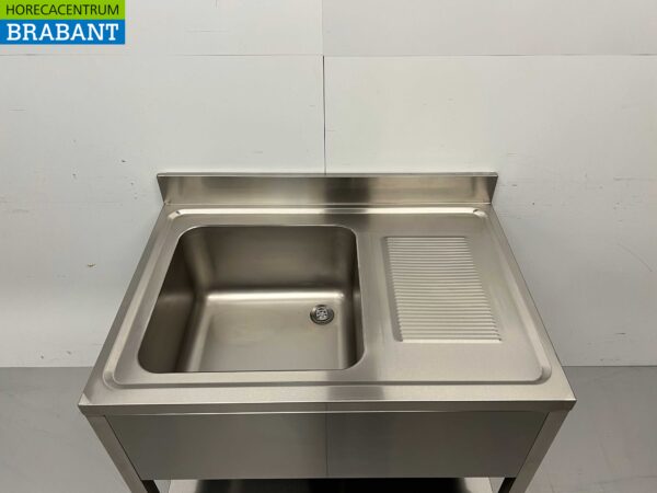 Évier en acier inoxydable Évier Premium-line 100 cm Horeca – Image 4