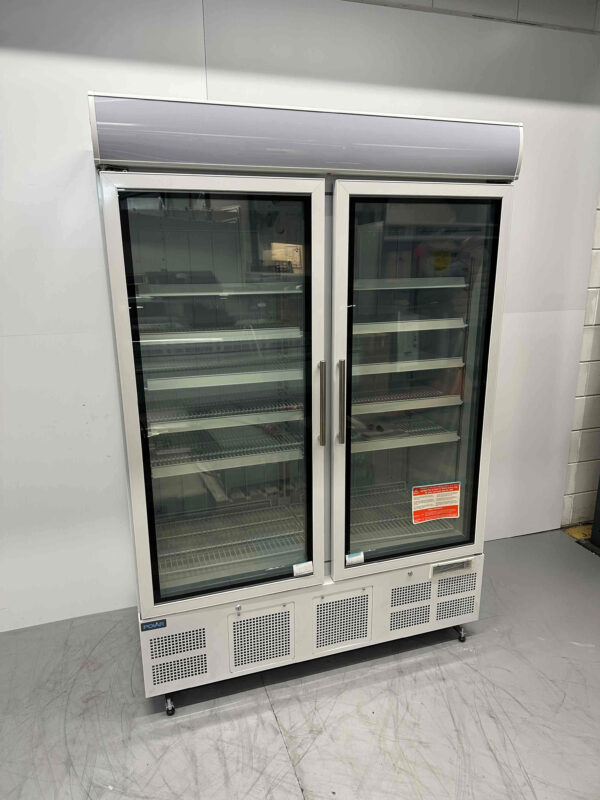 Polar GH507 Congélateur à double porte en verre Congélateur 920 litres 230V Horeca