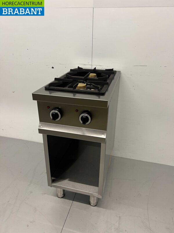 Plaque de cuisson à gaz 2 feux en acier inoxydable Série 700 40 cm 12 kW Horeca – Image 3