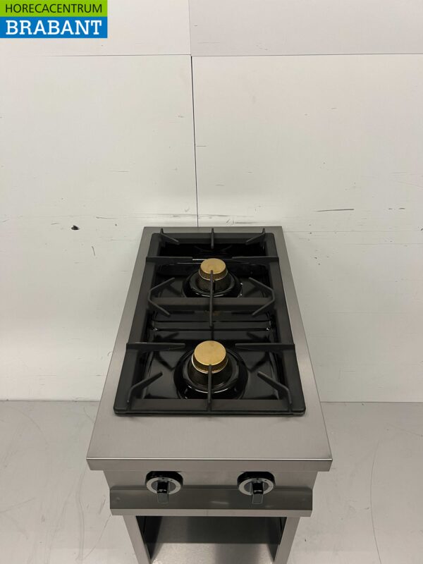Plaque de cuisson à gaz 2 feux en acier inoxydable Série 700 40 cm 12 kW Horeca – Image 4