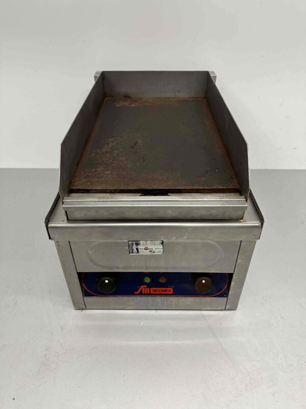 Planche à griller Sicomex en acier inoxydable 40 cm 380V Horeca