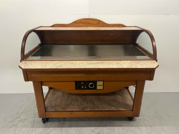 Mobile Scaiola Hot Buffet Buffet chauffé Bain marie 4 x 1/1 GN 230V Horeca
