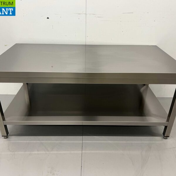 Table de travail en acier inoxydable Premium-line 140 x 70 x 60 cm Restauration