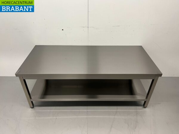 Table de travail en acier inoxydable Premium-line 160 x 70 x 60 cm Restauration