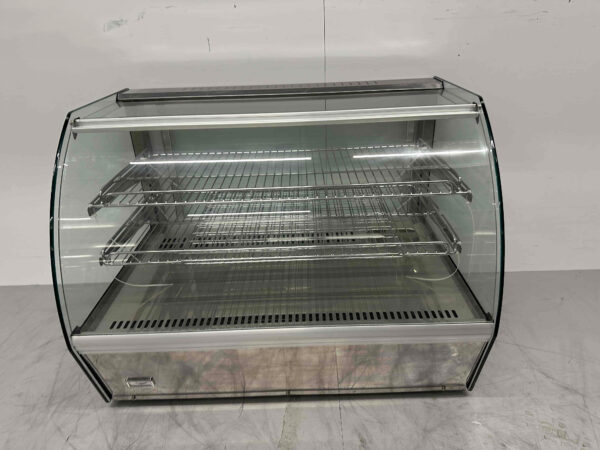 Vitrine chaude en acier inoxydable 160 litres 230V Horeca