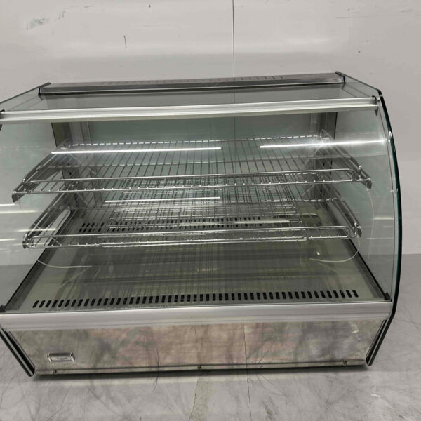 Vitrine chaude en acier inoxydable 160 litres 230V Horeca