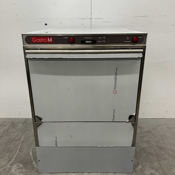 Lave-vaisselle Gastro M en acier inoxydable Lave-vaisselle avec pompe de vidange et distributeur de savon 400V Horeca