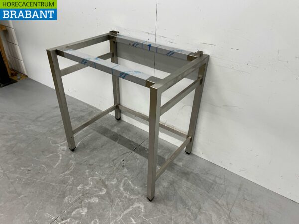 Socle en acier inoxydable pour four 83 x 59,5 x 86,5 cm Horeca – Image 6