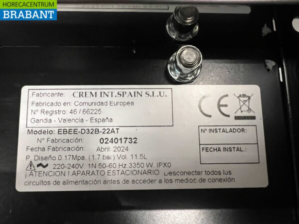 Crem Expobar EX2 2-Group Espresso Machine à café 230V Horeca – Image 9