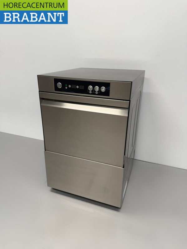 Lave-verre Asber Profi-line Plus en acier inoxydable Lave-verre avec adoucisseur d'eau et pompe de vidange 230V Horeca – Image 2