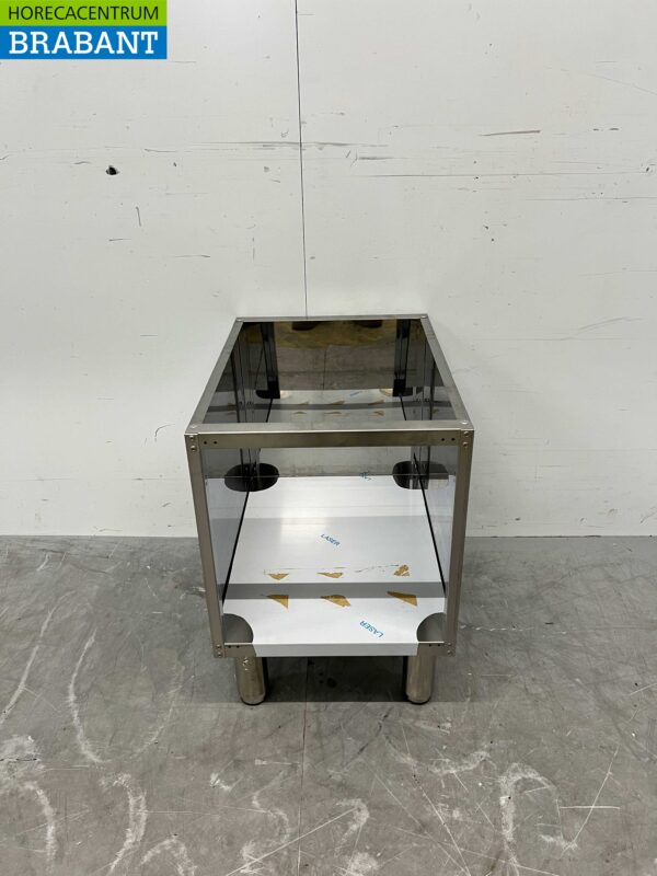 Acier inoxydable Mareno Train de roulement 40 x 53,5 x 57 cm Horeca