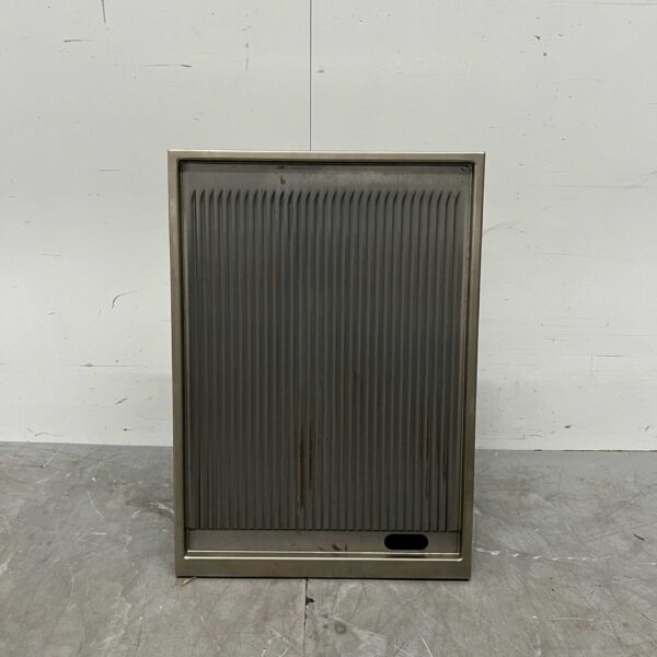 Plaque de gril en acier inoxydable Mareno Drop-in Ribbed 42.5 cm 400V Horeca