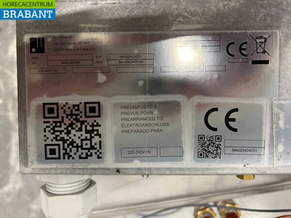 Acier inoxydable Mareno Drop-in Bain marie 1/1 230V Horeca – Image 7