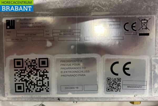 Acier inoxydable Mareno Drop-in Bain marie 1/1 230V Horeca – Image 14