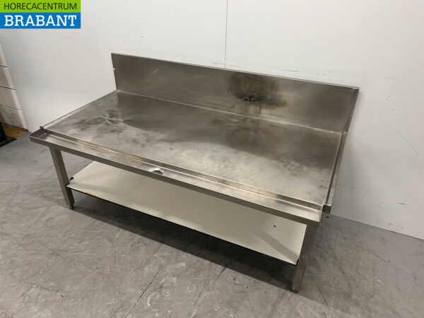 Table de travail en acier inoxydable Table Wok 160 x 80 x 60 cm Restauration – Image 3
