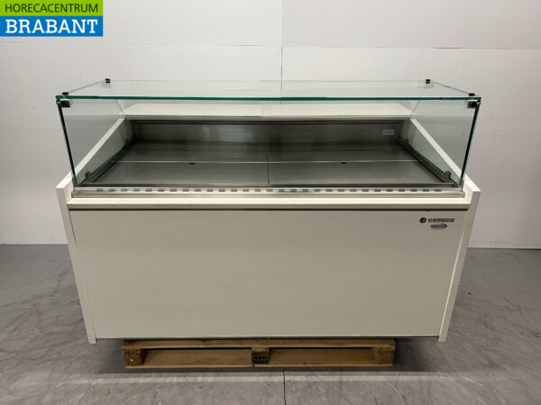 Coreco Vitrine réfrigérée Vitrine Snack Vitrine réfrigérée 150,5 cm 230V Cafétéria Fries Tent Catering