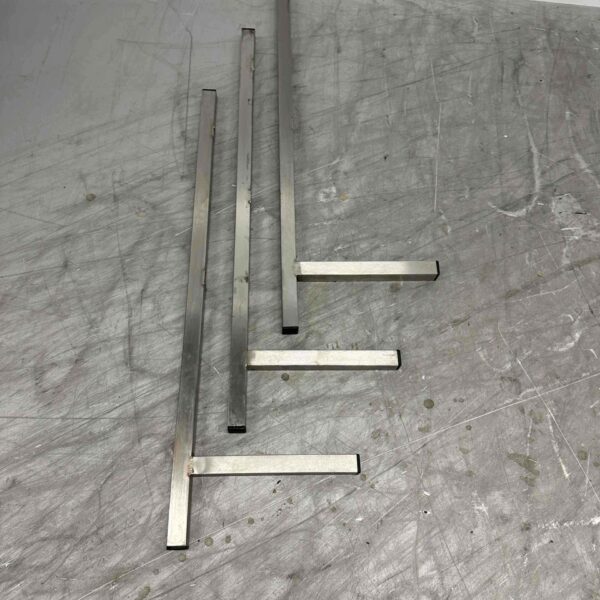 Acier inoxydable 3 supports Support mural 91 x 30,5 cm Horeca