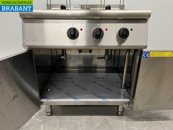 Friteuse double Combisteel en acier inoxydable 2 x 18 litres 400V Horeca – Image 5