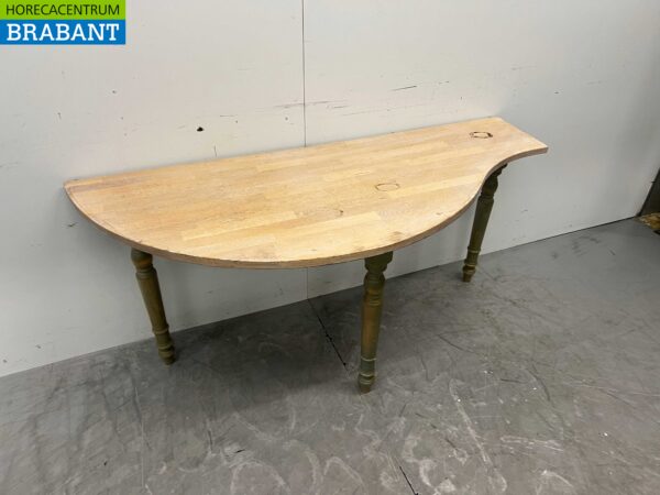 Cabine en bois Table d'appoint 162,5 x 64,5 x 74 cm Restauration – Image 2