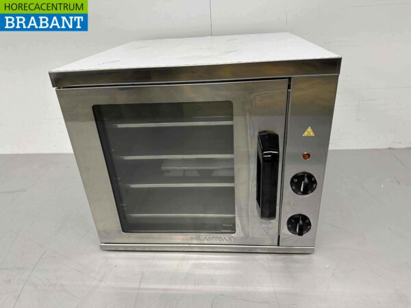 Four à convection à air chaud Milan Toast en acier inoxydable Four à pâtisserie 37 litres 230V Horeca