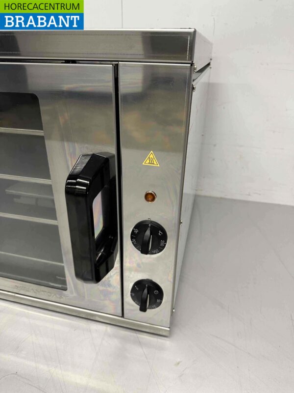 Four à convection à air chaud Milan Toast en acier inoxydable Four à pâtisserie 37 litres 230V Horeca – Image 4