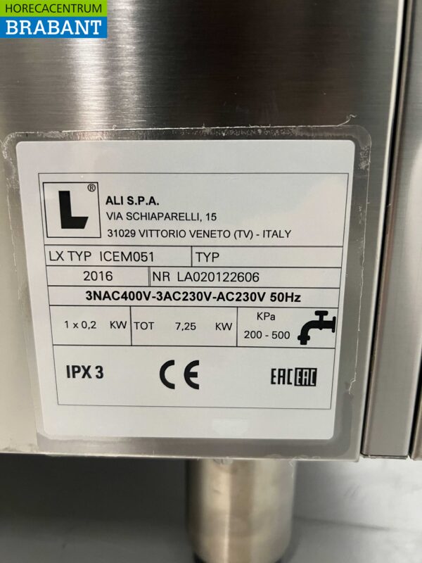 Acier inoxydable Lainox ICEM051 Combisteamer Steamer 5 x 1/1 GN 400V Horeca – Image 7