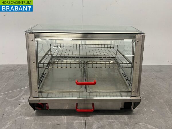 Vitrine chauffante en acier inoxydable Vitrine chauffante 73 cm 230V Horeca – Image 4