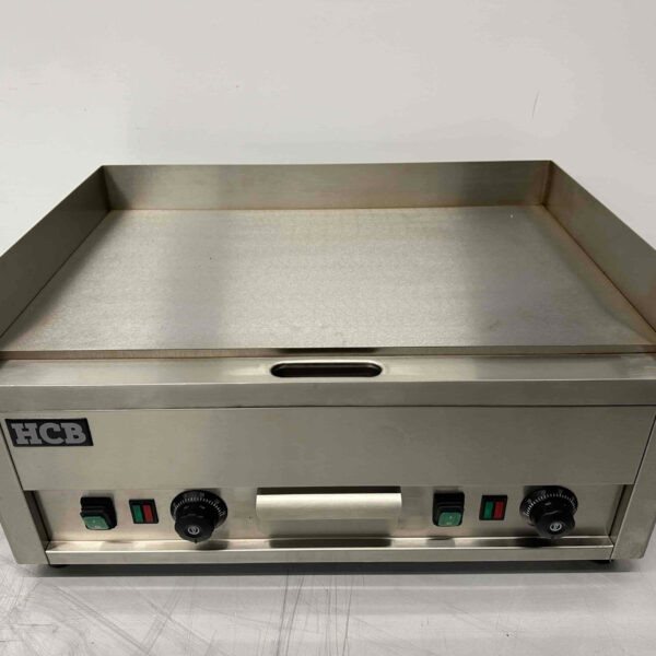 Acier inoxydable Plaque de gril Plaque de gril lisse 66 cm 400V Horeca